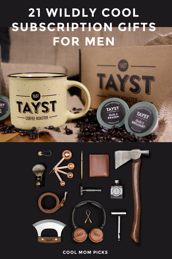 21 of the coolest subscription gifts for men. We've got him covered!